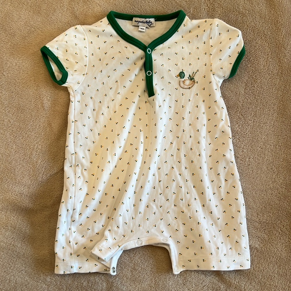 Magnolia Baby Duck onesie 18 month